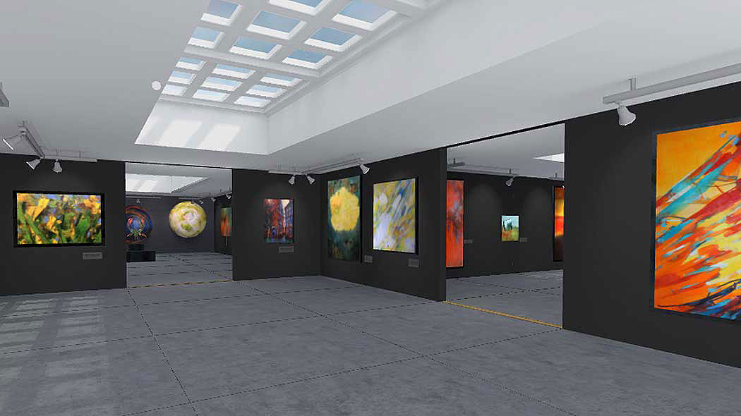 Galerie VR de Jc Tanguy: Exposition en Réalité virtuelle, Huiles sur toiles, Art Contemporain, Nantes - France